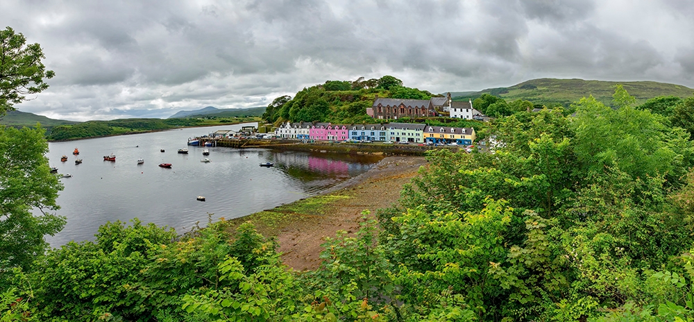 Portree II_Panorama1k1amin.jpg - * Portree * wyspa Skye, Scotland